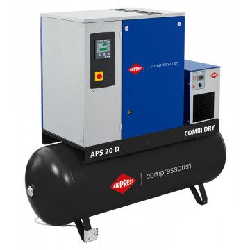 Компресор гвинтовий APS 20D Combi Dry 10 бар 20 к.с./15 кВт 1790 л/хв 500 л