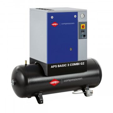 Компресор гвинтовий APS 3 Basic G2 Combi 10 бар 3 к.с./2.2 кВт 294 л/хв 200 л