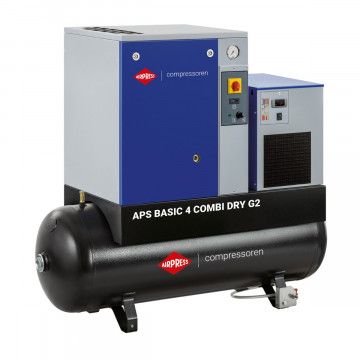 Компресор гвинтовий APS 4 Basic G2 Combi Dry 10 бар 4 к.с./3 кВт 366 л/хв 200 л