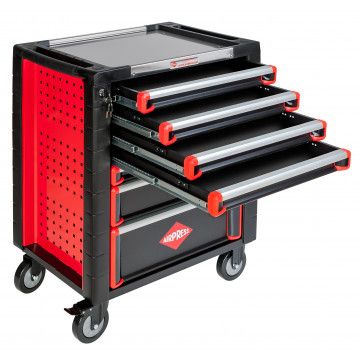 Tool trolley empty 7 drawers